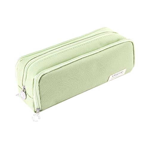 iSuperb Estuche de Lápices,Grande Pencil Case,Bolsa de lápiz Organizador de Papelería, Estuche para lápices,papelería de oficina, útiles escolares (Verde)