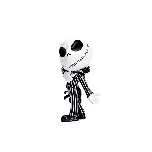 Jada- Figura Metal de Jack Skellington 10cm, licencia oficial Disney, brilla en la oscuridad (253071004)