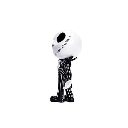 Jada- Figura Metal de Jack Skellington 10cm, licencia oficial Disney, brilla en la oscuridad (253071004)