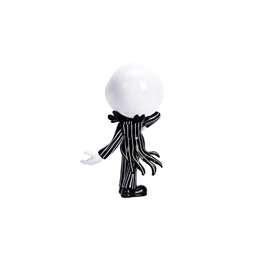 Jada- Figura Metal de Jack Skellington 10cm, licencia oficial Disney, brilla en la oscuridad (253071004)