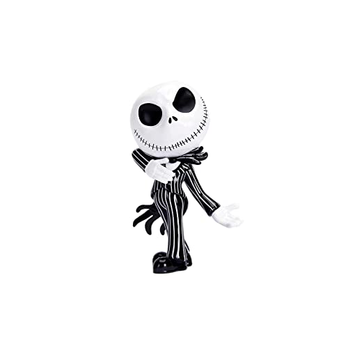 Jada- Figura Metal de Jack Skellington 10cm, licencia oficial Disney, brilla en la oscuridad (253071004)