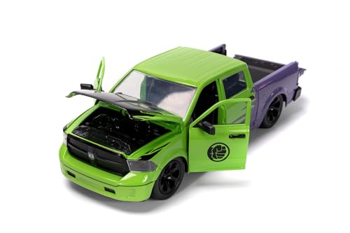 Jada Marvel 2014 RAM 150 con Hulk Figura 1:24