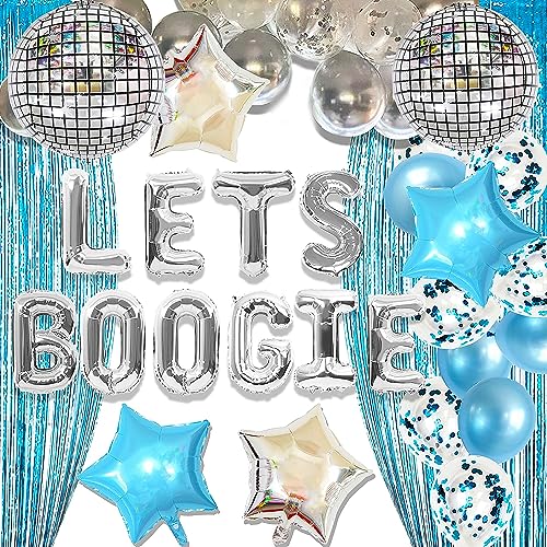 JeVenis lets boogie balloons mamma mia decoración de fiesta dancing queen decoraciones de fiesta decoración de despedida de soltera decoración de despedida de soltera de los años 70