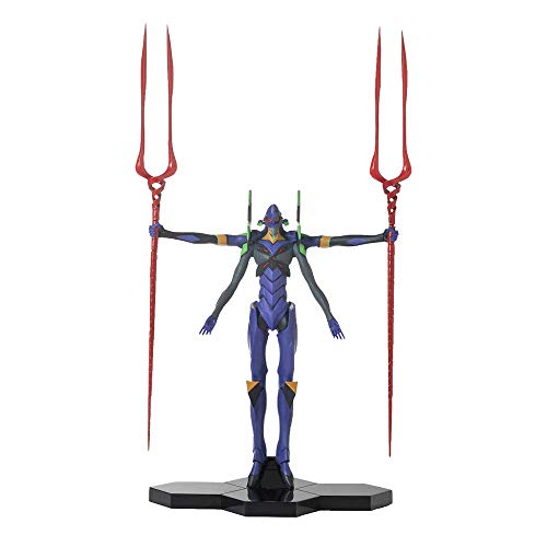 JJRPPFF Figura Evangelion-13, Modelo Neon Genesis Evangelion de 12,6 Pulgadas, Postura de pie, Sistema de Doble Entrada, Material de PVC, Figuras de máquinas de Anime (para colección de Regalos)