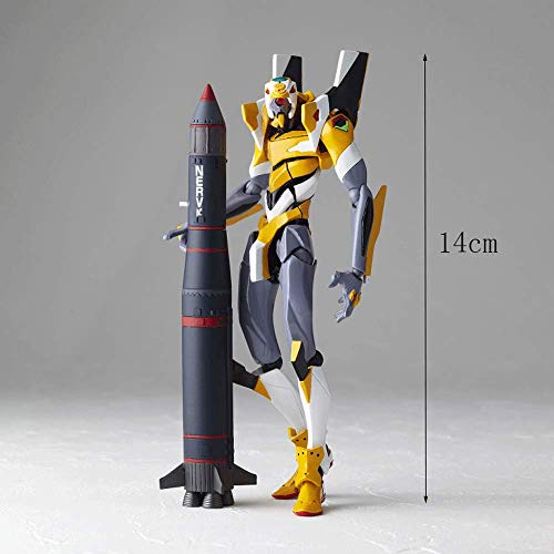 JJRPPFF Figura Prototipo de EVA00, Modelo de carácter de Evangelion de Neón de 5,5 Pulgadas, Accesorios múltiples incluidos Muñecas de acción, Material de PVC Máquina de Anime Figuras