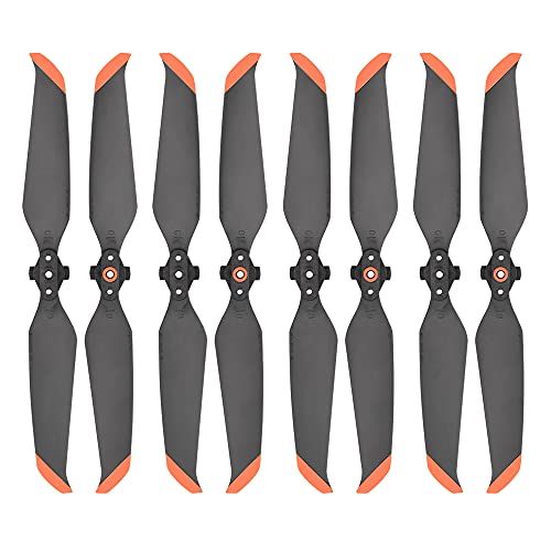 JLANDA 4 Pares de Accesorios de hélices 7238F for dji Mavic Air 2/para dji Air 2S de bajo Ruido CW CCW Wing Fan Quick Release Wings Drone Accesorios (Color : Orange)