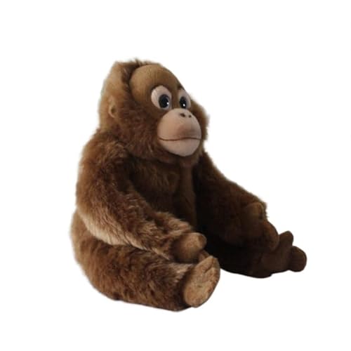 JOEBO Simulación de Gorila de Peluche de Sumatra, orangután pelirrojo, muñeco de Peluche de orangután, Regalo de educación temprana Suave y Lindo, decoración del hogar