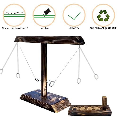 Juego Adultos Mesa Anillas, Juego De Ganchos y Anillos Toss, Juego Lanzamiento Anillas, Juego De Lanzamiento De Anillos De Gancho, Juegos para Celebraciones Familiares, para Adultos y Niños