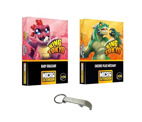 Juego de 2 micro extensiones King of Tokyo Baby Gigazaur + aún más desagradable + 1 decaps Blumie (2 Micro Extensiones)