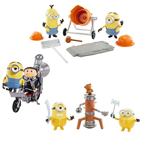 Juego de 4 Figuras de Minions The Movie