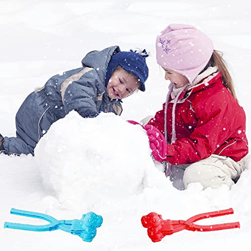 Juego de 5 Fabricante de Bolas de Nieve, Molde para Bolas de Nieve, Fabricantes de Bolas de Nieve de Invierno, Moldes de Nieve en Diferentes Formas, Juguetes al Aire Libre para Niños y Adultos…