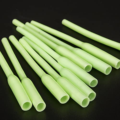 Juego de 5 líneas de pesca en el mar, tubo fluorescente de pesca nocturna, 10 varillas brillantes para pesca nocturna, práctico equipo de pesca para pescadores Qiyifang