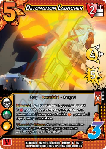 Juego de Cartas my Hero Academia Deck loadable Content Crimson Rampage