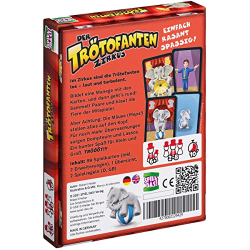 Juego de DAS Der-Trötofanten-circo