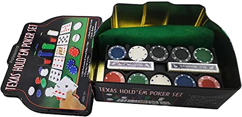 Juego de fichas de póquer, Juego de fichas de plástico, Mini Casino portátil, Accesorios de Baccarat para Texas Holdem Blackjack