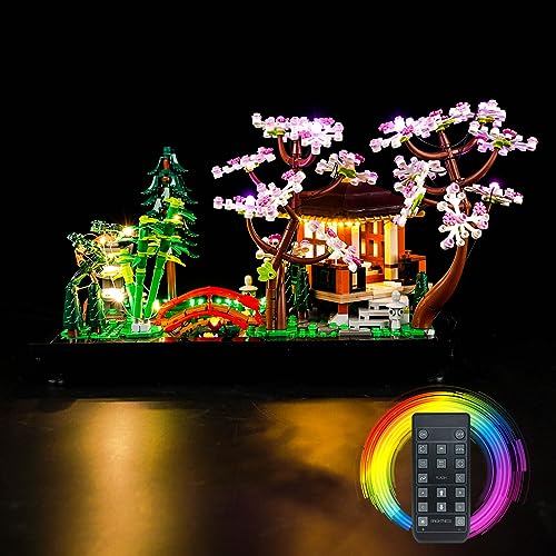 Juego de luces LED para Lego Garten der Silencio Lego 10315 Tranquil Garden Botanical Zen, juego de jardín - solo luces, sin modelo (versión remota)