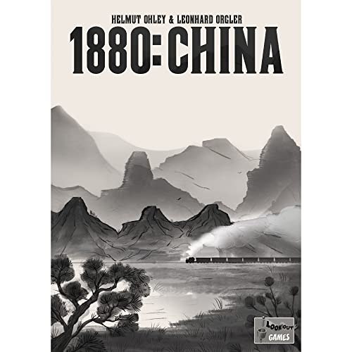 Juego de mesa de China 1800 (edición revisada) | Juego de estrategia de construcción de rutas de tren | Juego familiar para niños y adultos | A partir de 13 años | 3 a 7 jugadores | Tiempo de juego