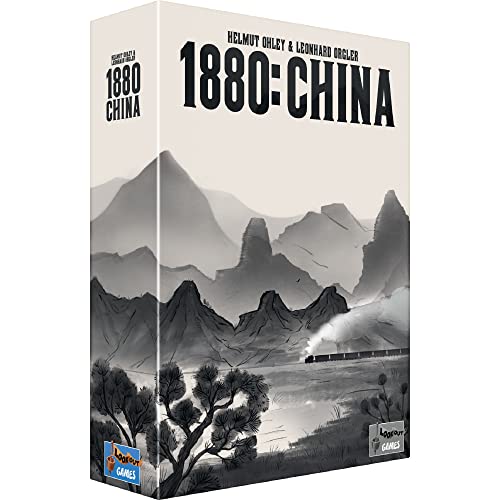 Juego de mesa de China 1800 (edición revisada) | Juego de estrategia de construcción de rutas de tren | Juego familiar para niños y adultos | A partir de 13 años | 3 a 7 jugadores | Tiempo de juego