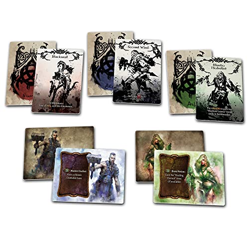 Juego de mesa Tainted Grail Echoes of The Past,Juego de estrategia de supervivencia,Juego de fantasía cooperativa para adultos,Tiempo de juego promedio 2-3 horas,Hecho por Awaken Realms