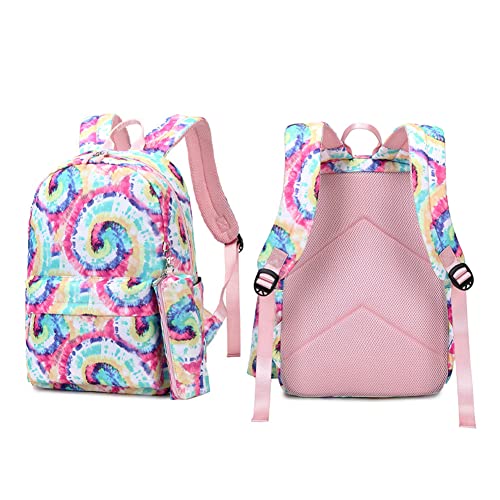 Juego De Mochilas Escolares 3 Piezas Mochilas Escolares para NiñAs Adolescentes, Juegos De Mochilas Escolares con Bolsa De Almuerzo Y Estuche para LáPices, para Viajes De Estudio Y Trabajo