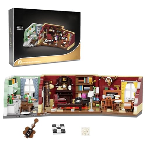 Juego Ladrillos Construcción Casas Bloques Construcción Calles Adultos Compatibles con Lego Juego para Adultos Oficina Amigos Serie de TV Apartamento Habitación Modelo Kit Regalo