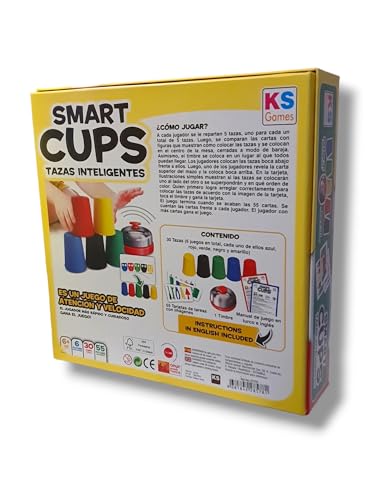 Juego Smart Cups Tazas Inteligentes 2-6 Jugadores Atencion y Velocidad