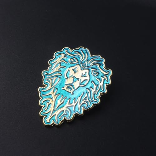 Juego WOW Alliance Badge Horda Broche Pin Cosplay Jewelry Collection, 46mm, Metal