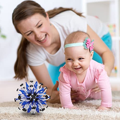 Juguete De Bola De Respiiración, Bola De Arco Irris Ampliable, Esfera De Juguete De Bola De Respiiración Portátil para Niños Y Accesorios De Yoga para Sala De Estar, Jardín, Hogar Y Parque Infantil