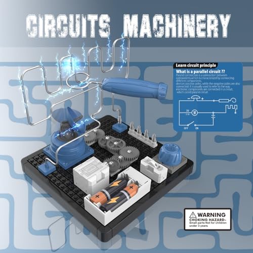 Juguete Steam Educativo a Partir de 8 años. Juego de construcción y Aprendizaje Educativo. Juego de Laberinto electrónico