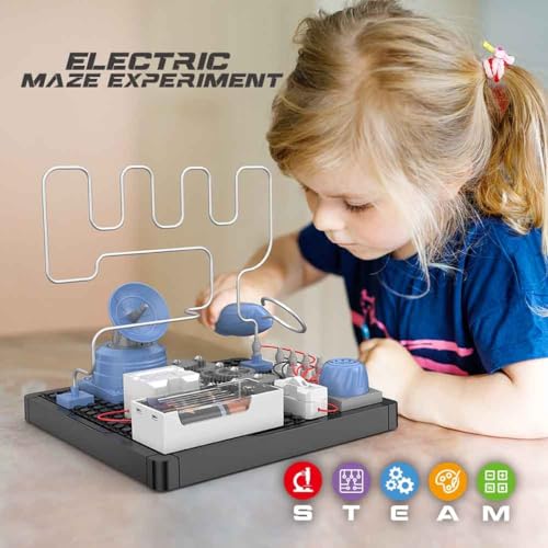 Juguete Steam Educativo a Partir de 8 años. Juego de construcción y Aprendizaje Educativo. Juego de Laberinto electrónico