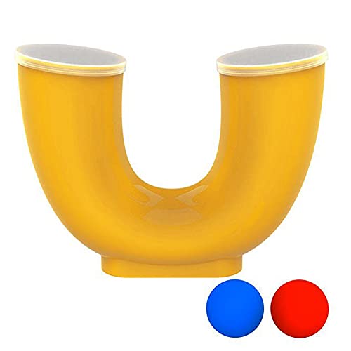 Juguetes Para Hacer Malabares, Juguetes Para Jugar En Forma De U, Juguetes Para Hacer Malabares De Contacto, Juguetes Para Jugar En Interiores Y Exteriores, Accesorios Para Niños Y Adultos (Yellow)