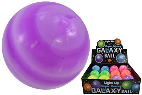 KandyToys- Bola de Galaxia superrebote de 65 mm (6 Asst) en DBX (Kandy Toys TY2096)