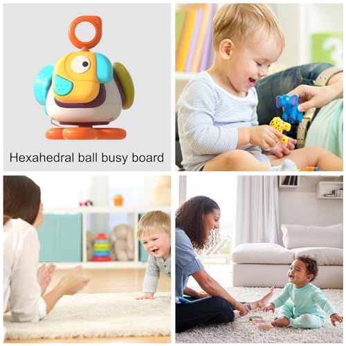 kasmole Cubo sensorial | Juguetes antiestrés con Sonido de Cubo | Juguetes de la Persona agitada del Cubo de la Actividad, Juegos de los Juguetes preescolares, Juguetes educativos para los Regalos