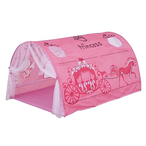 Kids Tents Playhouse, Magical Kids Play Tent, Kids Play Tents Playhouse Privacy Space Portable Frame Curtains Tent, Playhouse with Sea World & Princess Cart Patterns