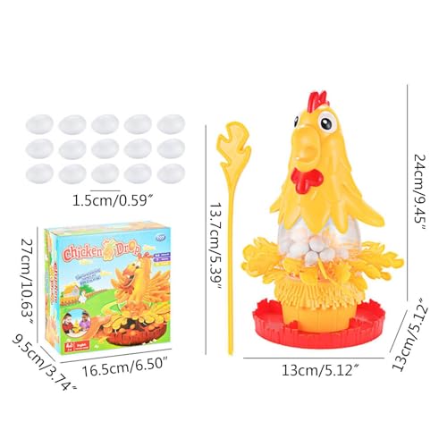 KieTeiiK Juguetes, juego de mesa Montessori, juego de mesa para gallinas ponedoras, juguetes para habilidades motoras finas