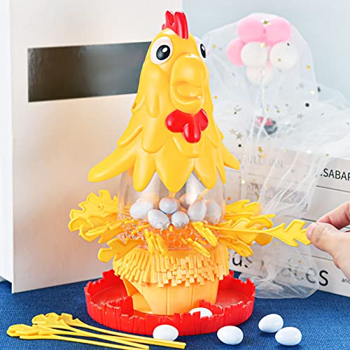 KieTeiiK Juguetes, juego de mesa Montessori, juego de mesa para gallinas ponedoras, juguetes para habilidades motoras finas