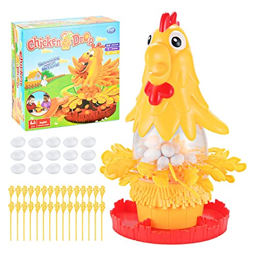 KieTeiiK Juguetes, juego de mesa Montessori, juego de mesa para gallinas ponedoras, juguetes para habilidades motoras finas