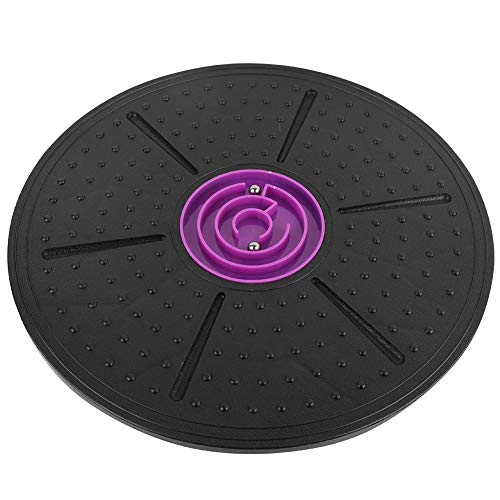 KIMISS Purple Labyrinth Wobble, Tabla de Entrenamiento de Yoga, Tabla de Equilibrio de Fitness, Disco de Estabilidad de Ejercicio de Bamboleo de Equilibrio