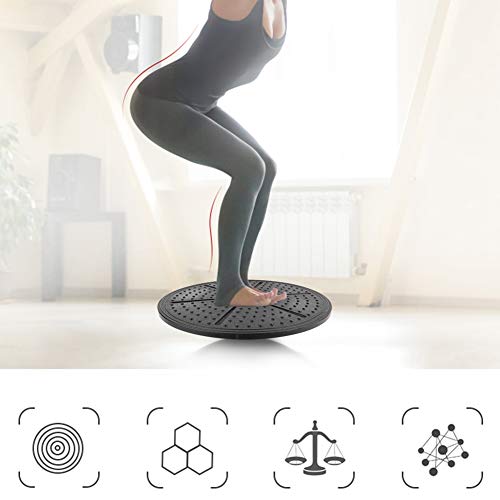 KIMISS Purple Labyrinth Wobble, Tabla de Entrenamiento de Yoga, Tabla de Equilibrio de Fitness, Disco de Estabilidad de Ejercicio de Bamboleo de Equilibrio