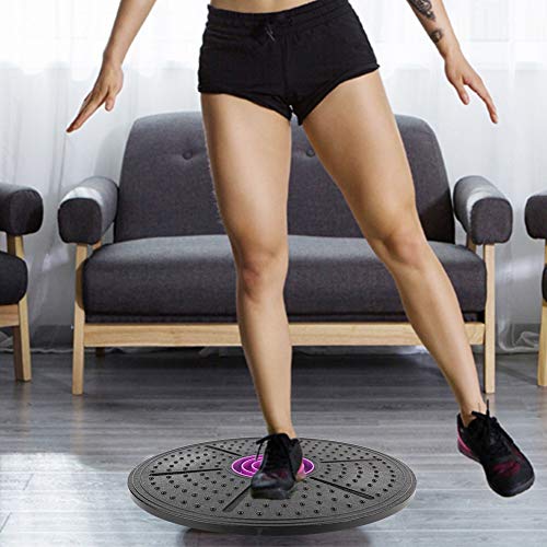 KIMISS Purple Labyrinth Wobble, Tabla de Entrenamiento de Yoga, Tabla de Equilibrio de Fitness, Disco de Estabilidad de Ejercicio de Bamboleo de Equilibrio