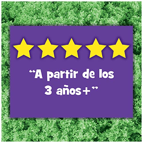 Kinetic Sand - ARENA MÁGICA - 907g de Arena Verde para Mezclar, Moldear y Crear - Kit Manualidades Niños - 6061463 - Juguetes Niños 3 Años +