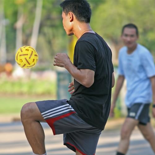 Kisangel Takraw Ball Rattan Ball Takraw Sport Kick Ball Kick Voleibol Tailandia Pelota Tradicional Juego Asiático Práctica para Niños Al Aire Fútbol De Playa Favores De Fiesta