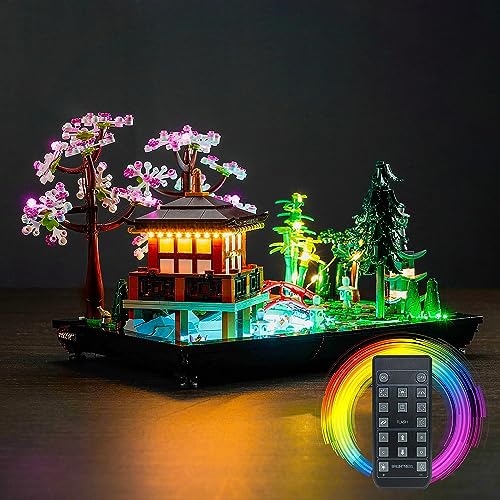 Kit de luz con mando a distancia para Lego 10315 Tranquil Garden (no Lego), juego de iluminación LED para Lego Icons Jardín del Silencio, regalo creativo para adultos