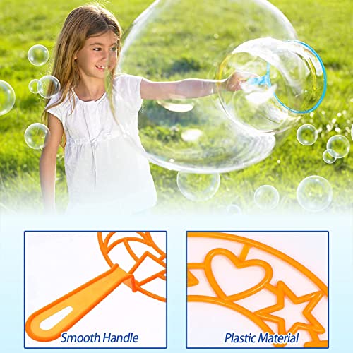 Kit de Pompas de Jabón, 28 Piezas Burbujas de Jabón Kit, Varita de Burbujas Coloridas para Niños, Varita de Burbujas Creativo, Varita de Burbujas Gigante para Niños, para Juegos al Aire Libre
