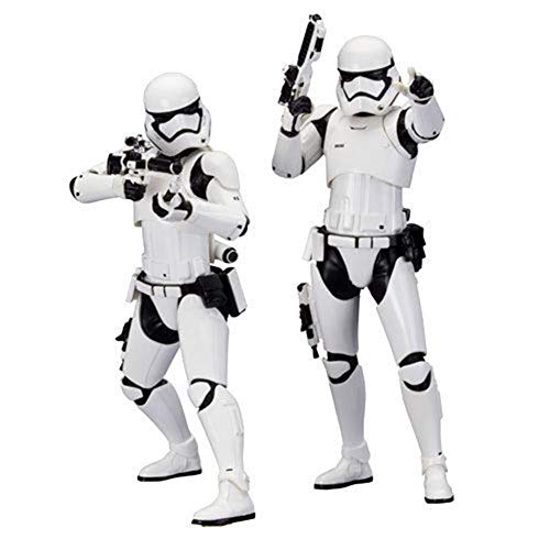 Kotobukiya- 1:10 Scale First Order Stormtrooper Artfx Plus Figure (Set of 2, White) Stormtroopers Guerra de Las Galaxias, Color Blanco, Estándar (SW107)