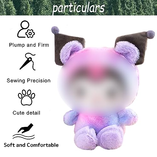 Kuro-mi Juguete de Peluche Dibujos Animados,Kuro-mi Peluches,Peluches Kuro-mi,Tela de Felpa Corta y Relleno de Algodón PP,Muñeco de Peluche de Peluche de Regalo para niños 25cm