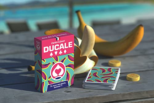 La Ducale – Juego de 54 Cartas – Edición Summer 2023 – Banana – Fabricado en Francia