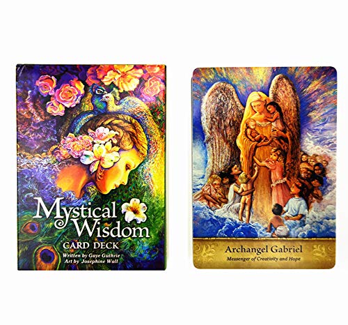 La sabiduría misteriosa Tarot Tarjeta de adivinación Destino Completo Inglés Juegos Tarjetas, 46 Hojas