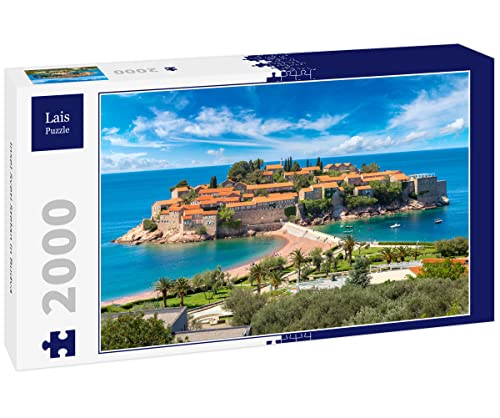 Lais Puzzle Isla de Sveti Stefan en Budva 2000 Piezas