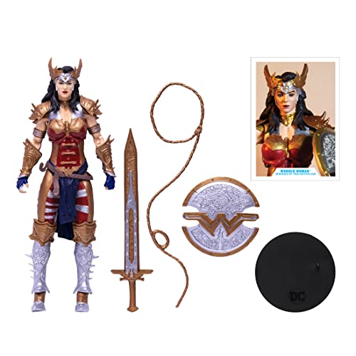 Lansay McFarlane Toys - DC Multiverse - Wonder Woman - Figura Coleccionable y Accesorios - Personajes de cómics - A Partir de 12 años